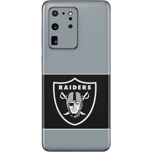 NFL Las Vegas Raiders Zone Block Galaxy S20 Ultra 5G Skin